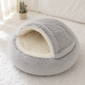Round Fluffy Plush Pet Bed