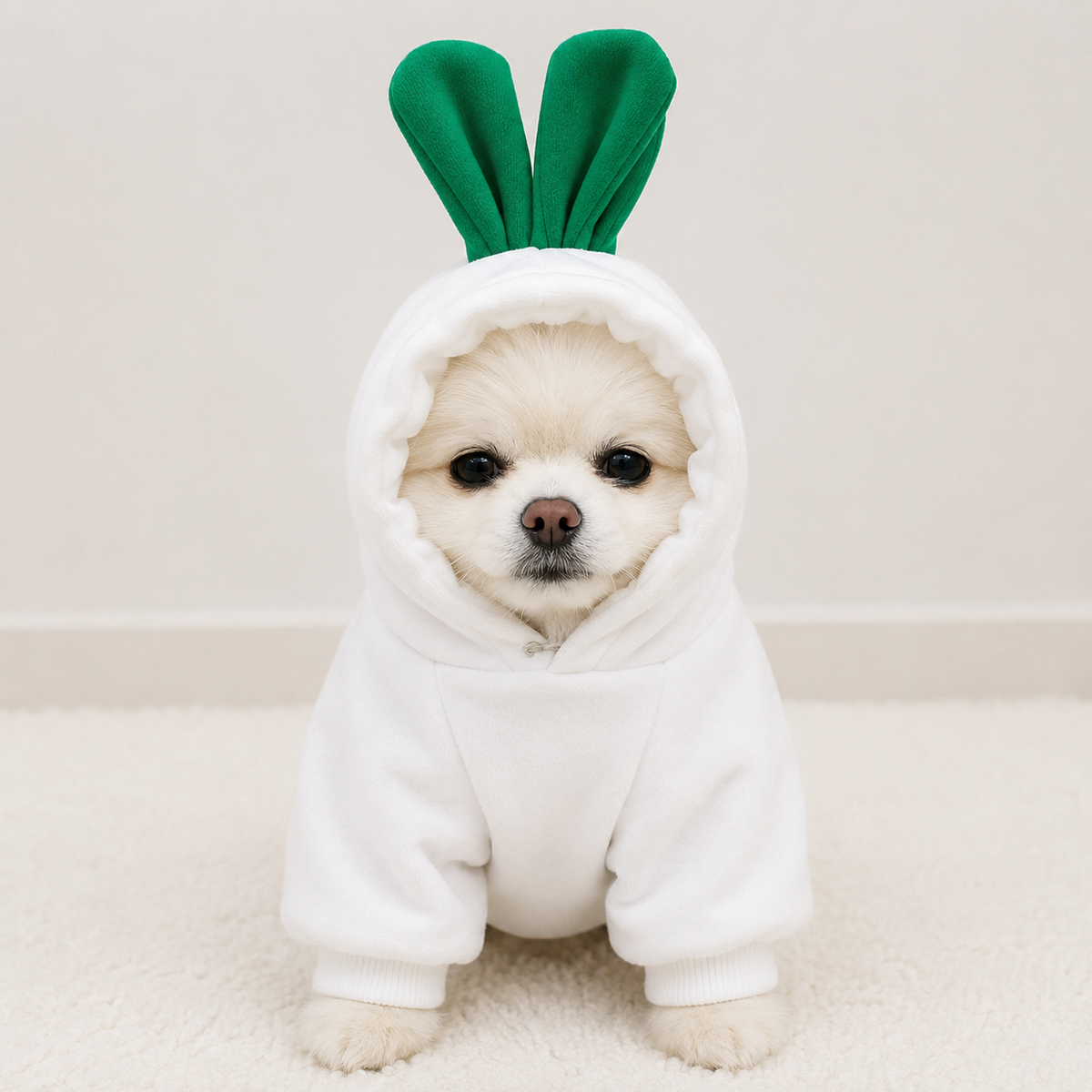 Cute Print Fleece Hoodie for Small Pets